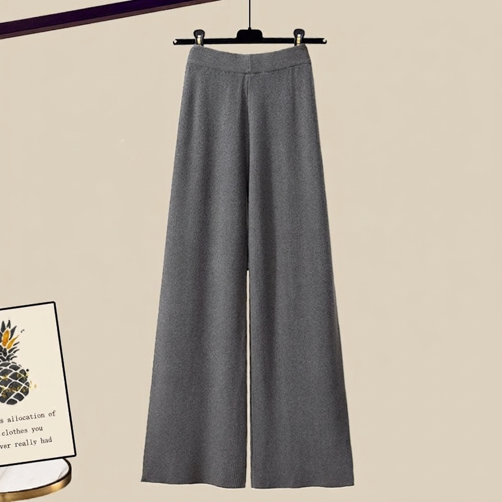 3‑Piece Wide Leg Trousers