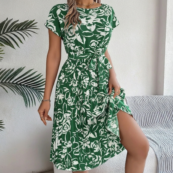 Women’s A‑Line Dress with Bow Detail