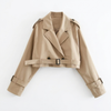Women’s Belted Half Trench Coat