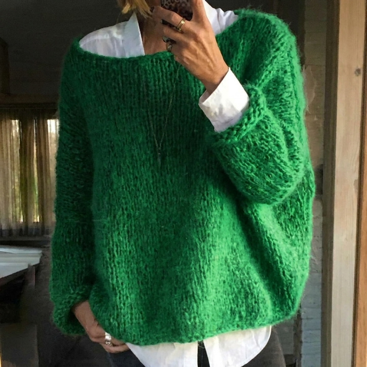 Women’s Long‑Sleeve Winter Sweater
