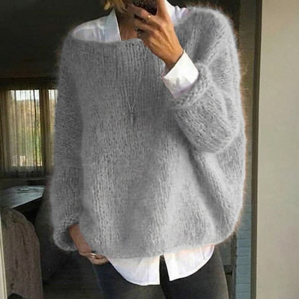 Women’s Long‑Sleeve Winter Sweater