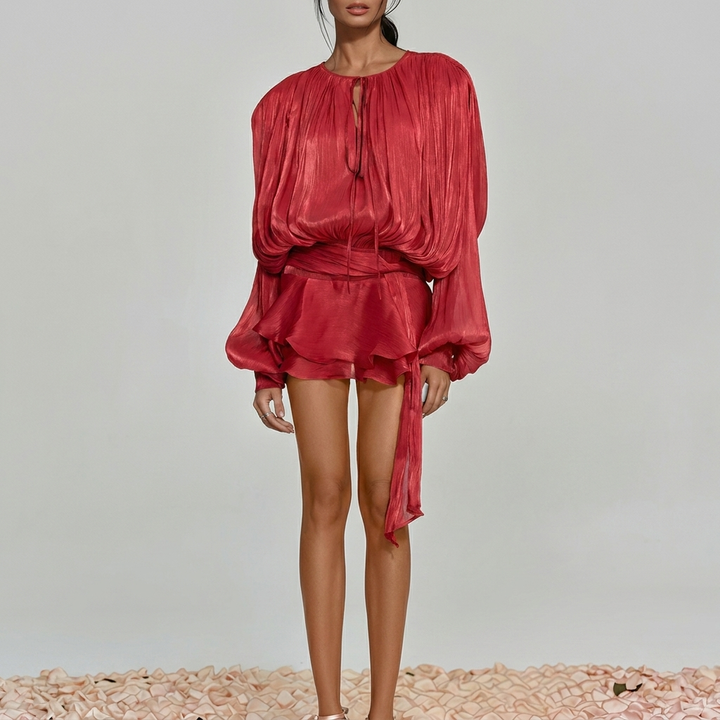 Chic Tiered Mini Dress