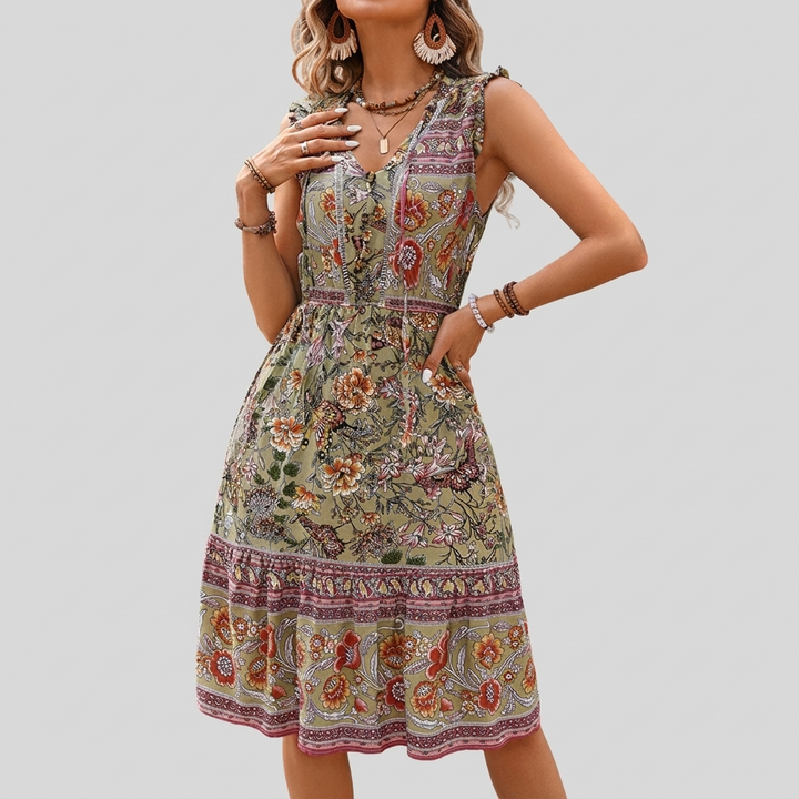 Floral Chic Mini Dress