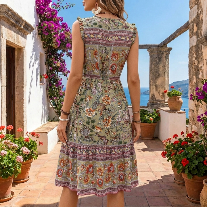 Floral Chic Mini Dress