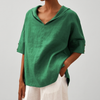 Lightweight V-Neck Blouse