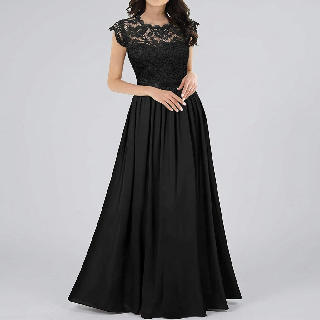 Elegant Lace Evening Dress
