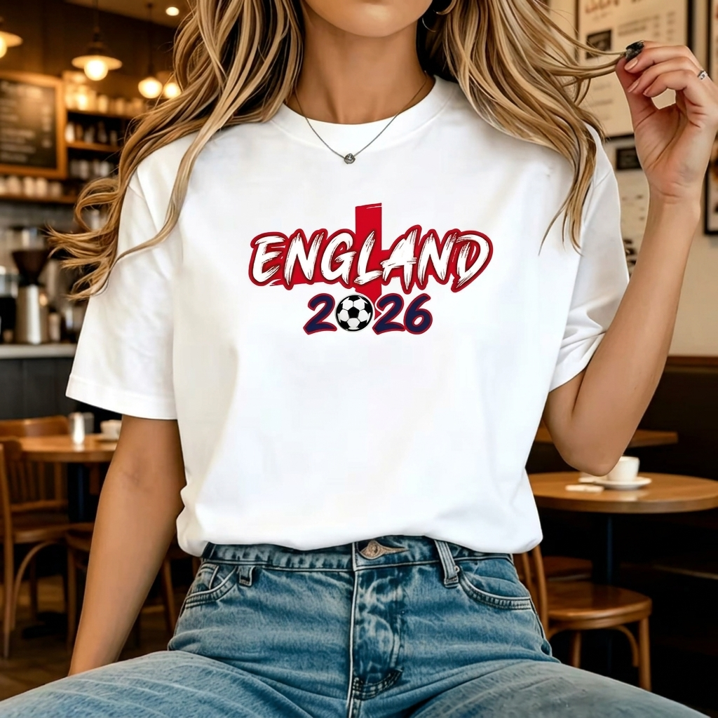 England Inspired Women’s Soccer Tee