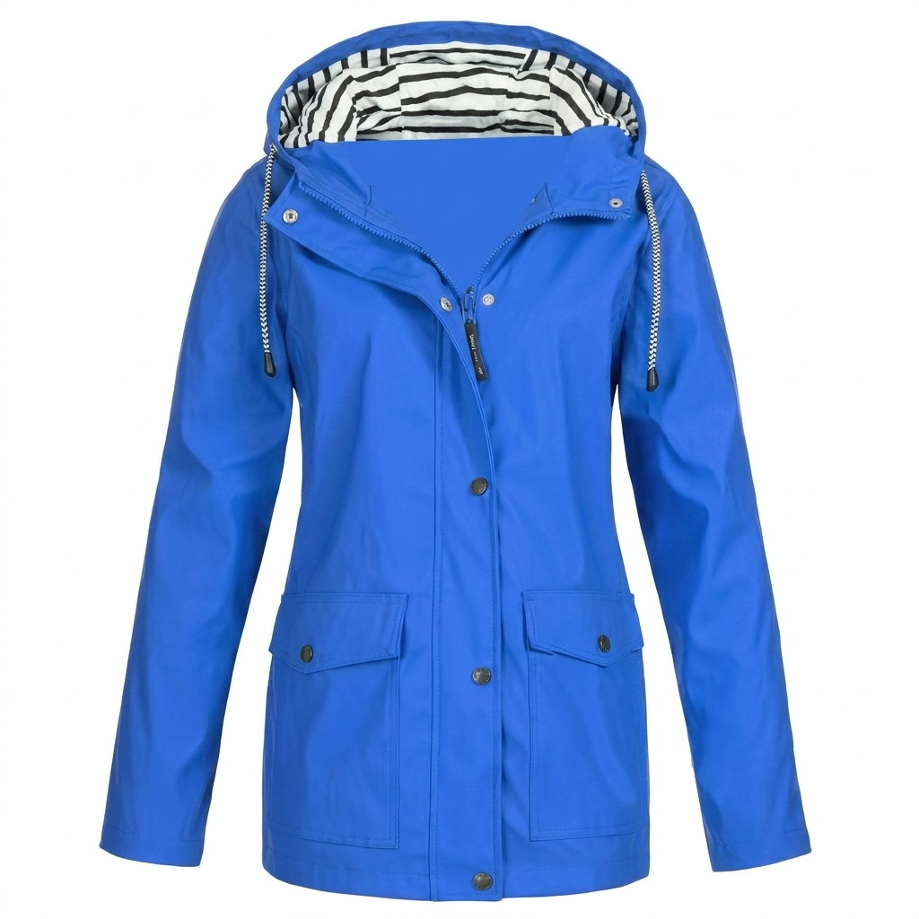 Women’s Water-resistant and Wind-resistant Hooded Jacket