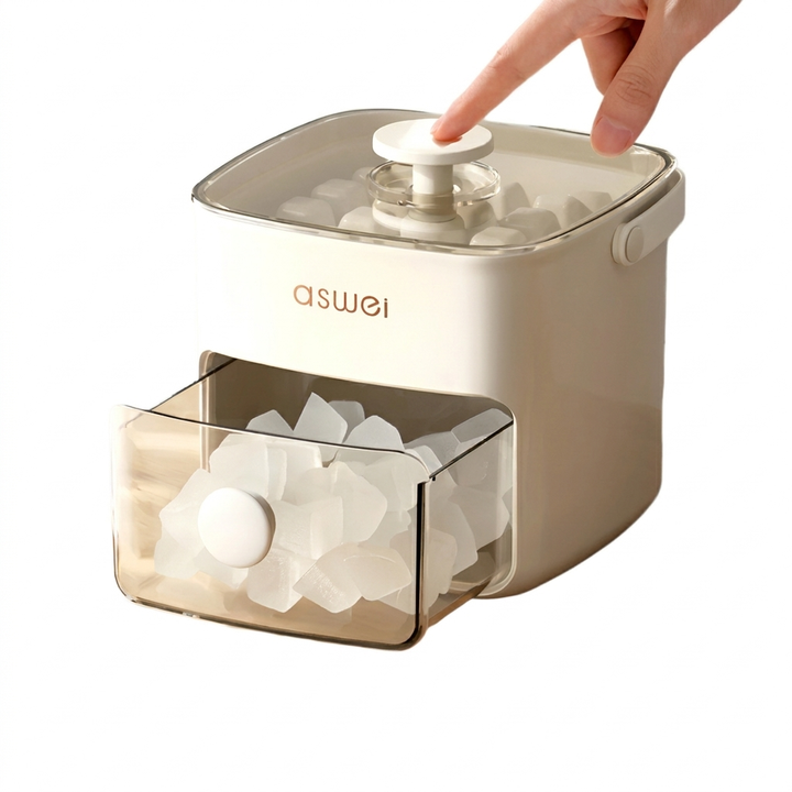 Ice Cube Mold with Storage Bucket