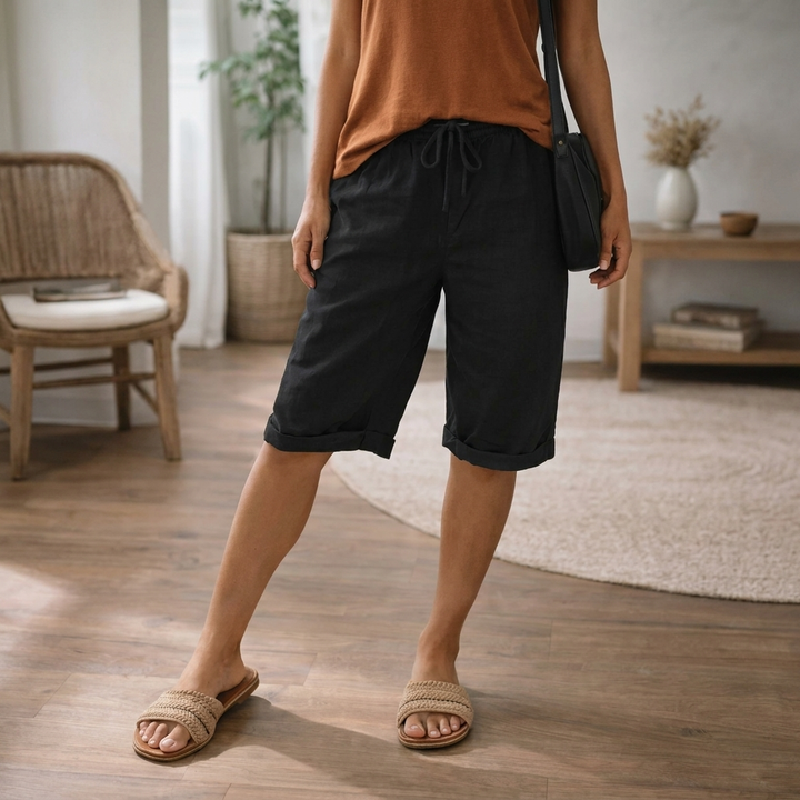 Adjustable Drawstring Shorts for Women