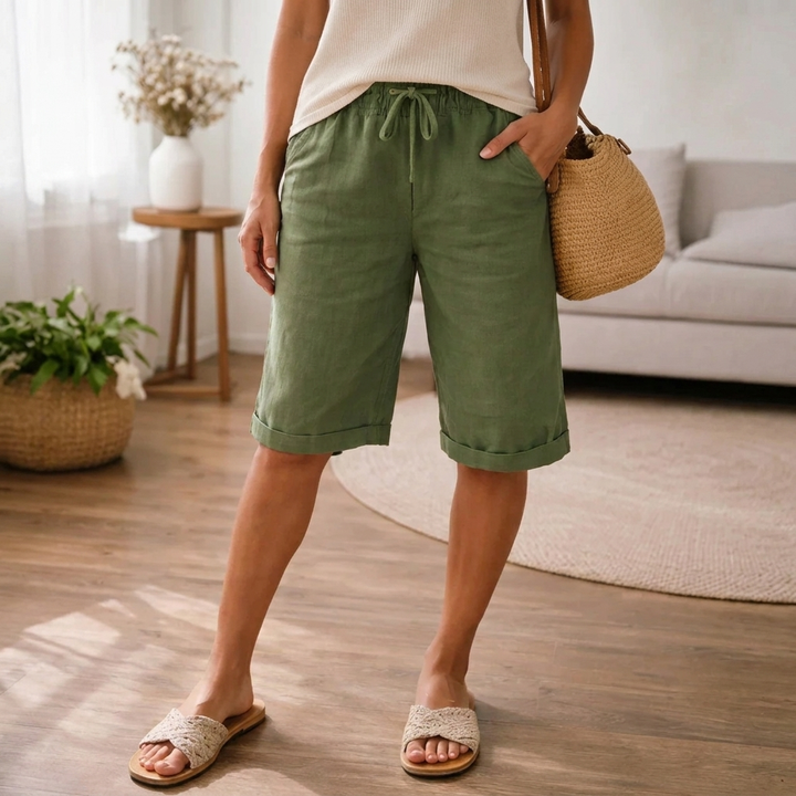 Adjustable Drawstring Shorts for Women