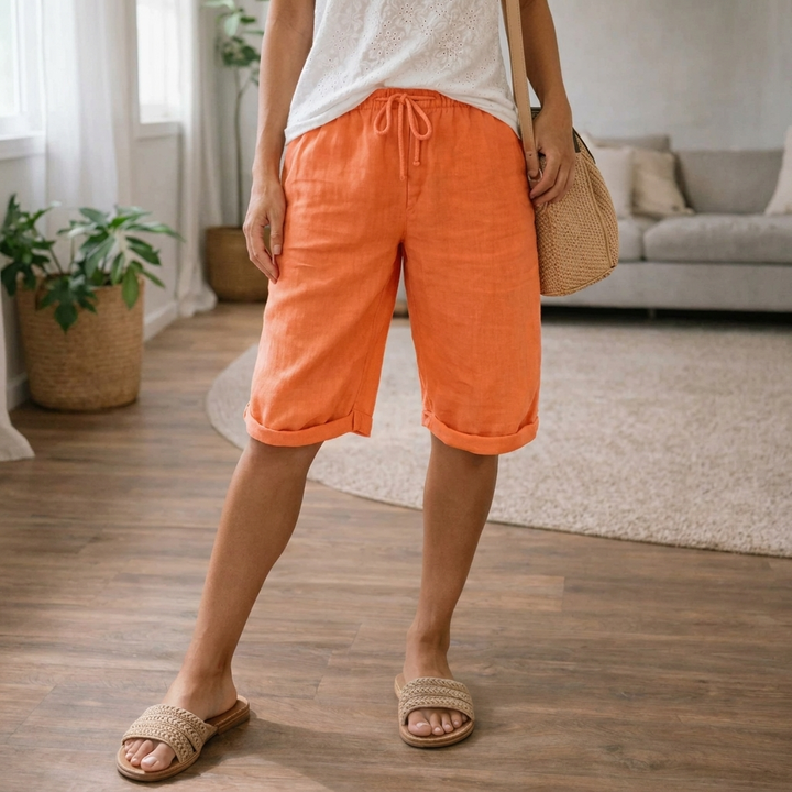 Adjustable Drawstring Shorts for Women