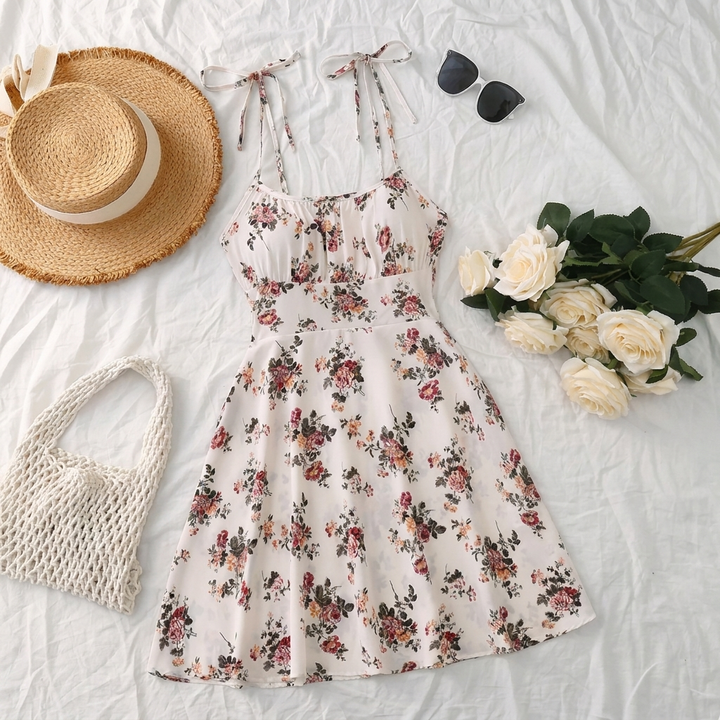 Women’s Sweet Floral A-Line Dress