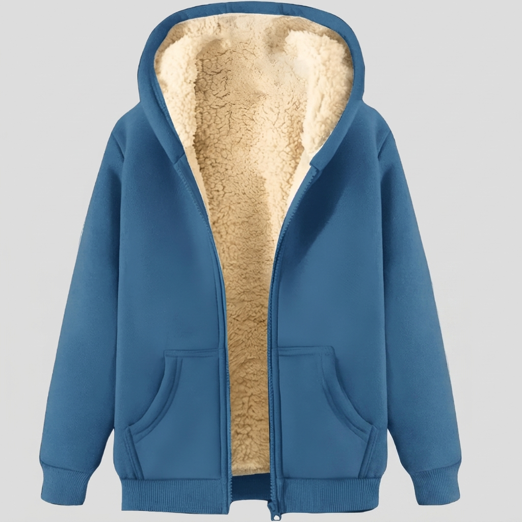 Warmth Men’s Fleece-Lined Winter Hoodie Jacket