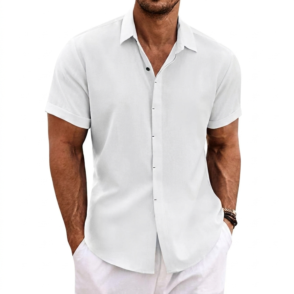 Men's Cotton-Linen Shirt