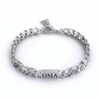 Personalised Family Link Bracelet with Engraved Names – Silver or Gold