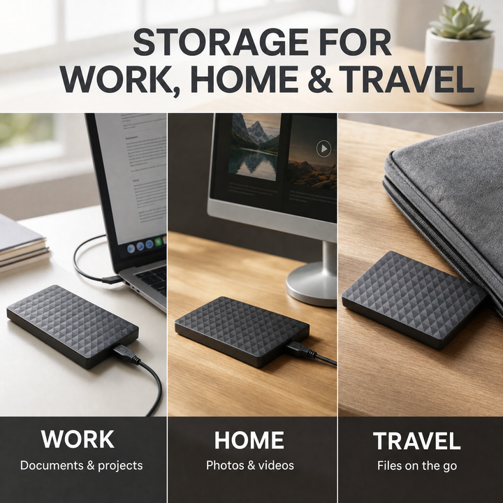 External HDD 10TB – Portable USB 3.0 Hard Drive for Files and Backups