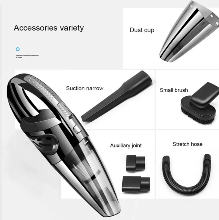 High-Power Cordless Cyclonic Vacuum Cleaner with Cyclonic Suction