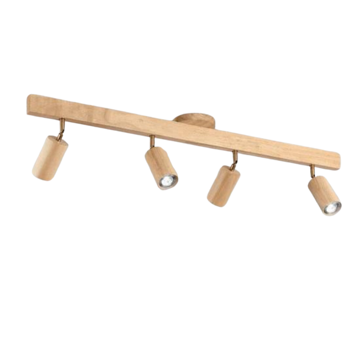 Adjustable Wooden Ceiling Spotlight – EcoLux