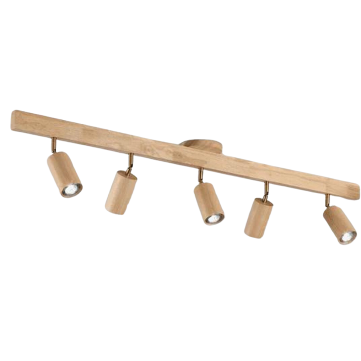Adjustable Wooden Ceiling Spotlight – EcoLux