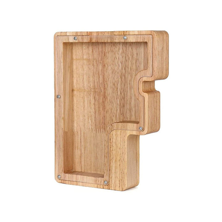 Wooden Alphabet Money Box - LetterSaver