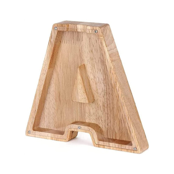 Wooden Alphabet Money Box - LetterSaver