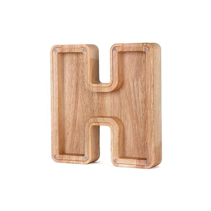 Wooden Alphabet Money Box - LetterSaver