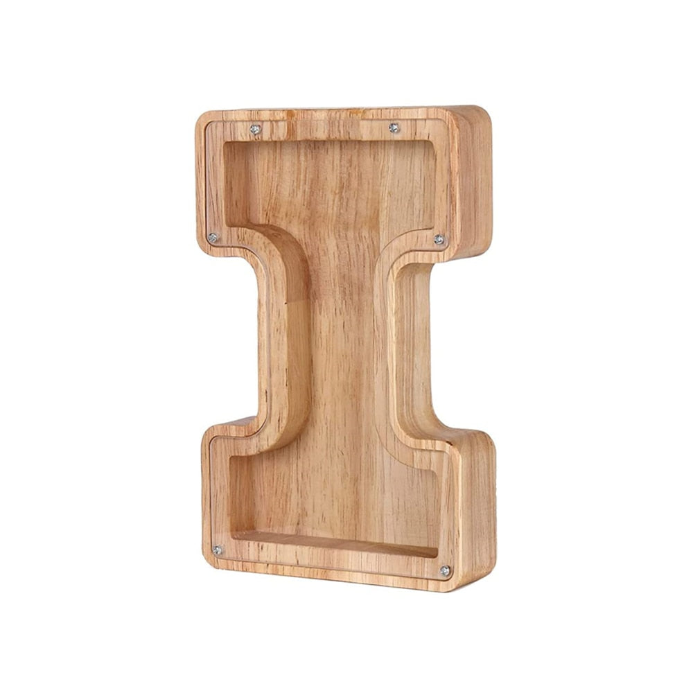 Wooden Alphabet Money Box - LetterSaver