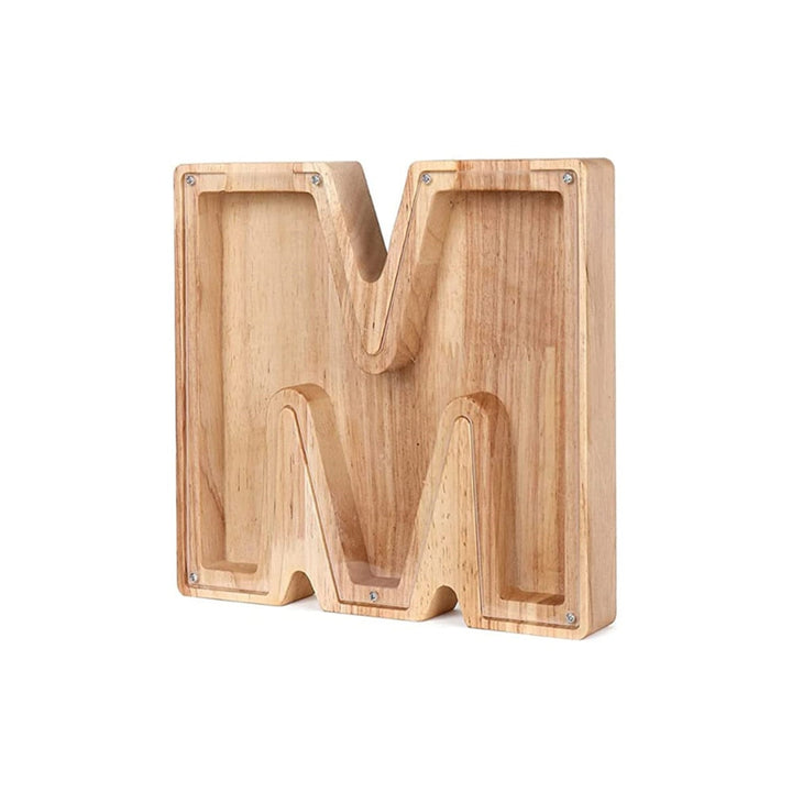 Wooden Alphabet Money Box - LetterSaver