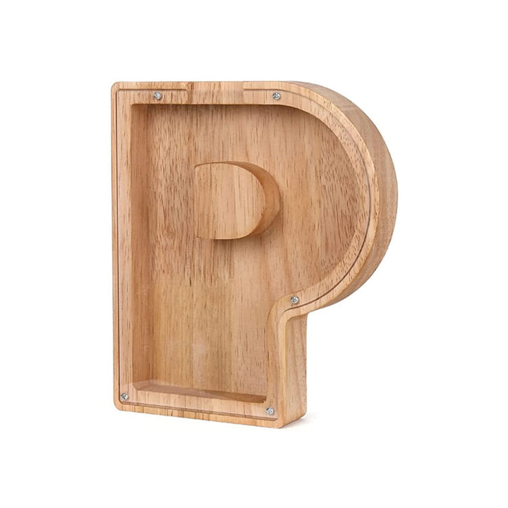 Wooden Alphabet Money Box - LetterSaver