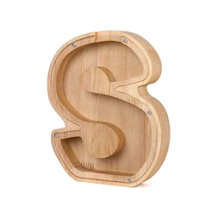 Wooden Alphabet Money Box - LetterSaver