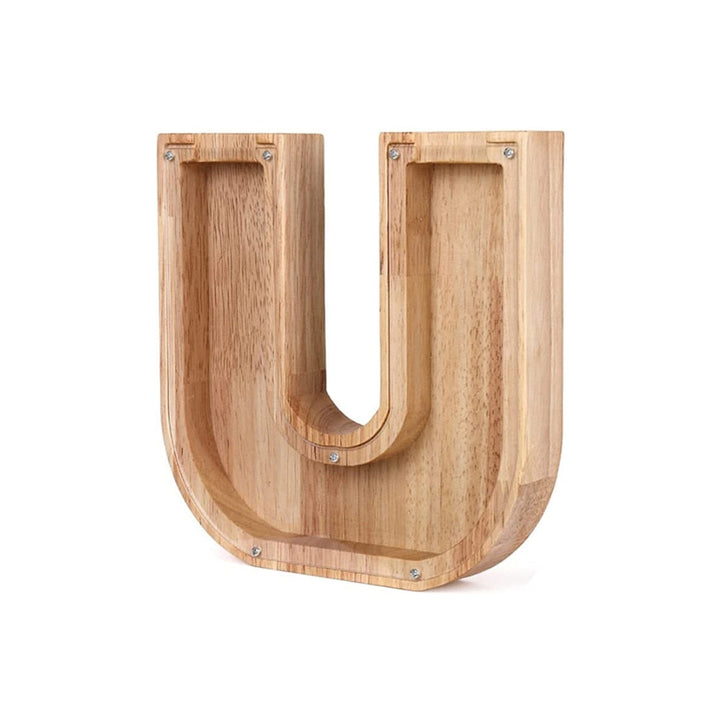 Wooden Alphabet Money Box - LetterSaver
