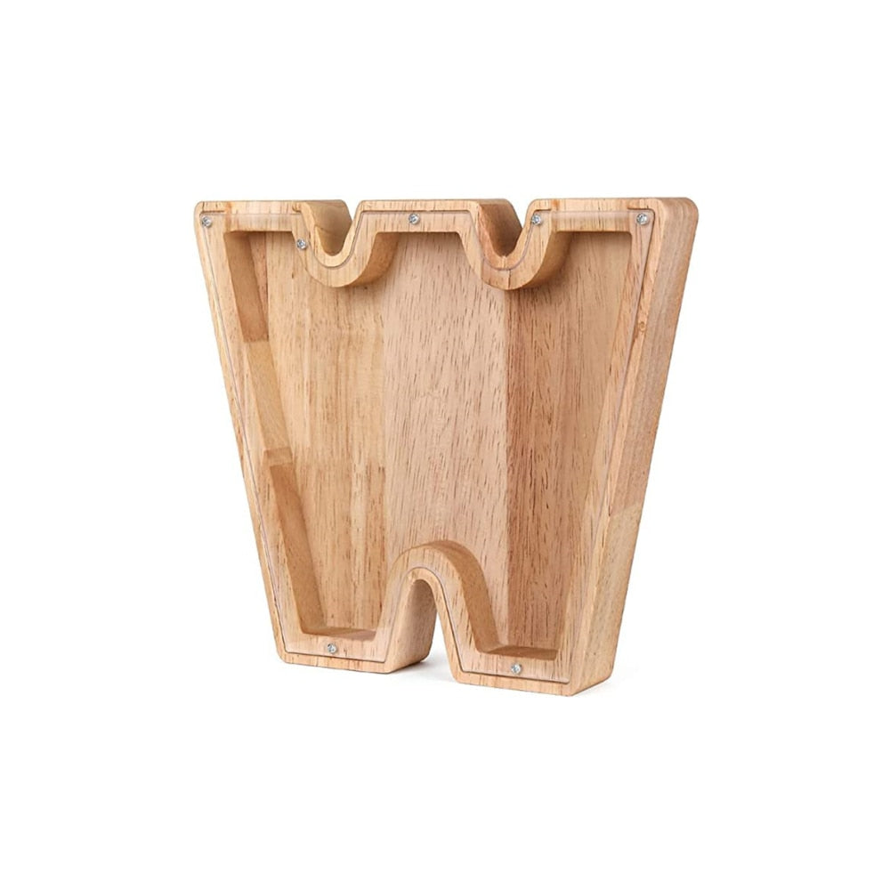 Wooden Alphabet Money Box - LetterSaver