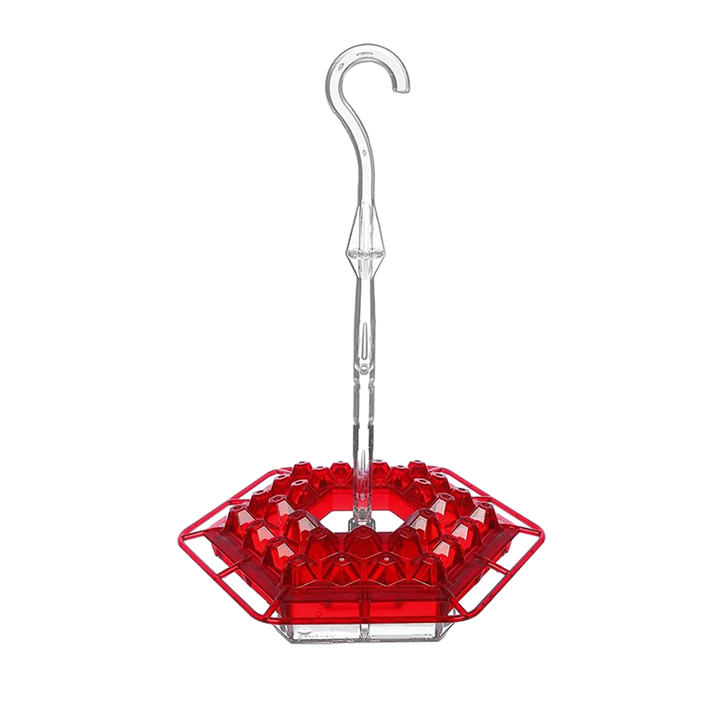 Hummingbird Feeder Hanging Plastic Outdoor Multiple Ports Perch Nectar