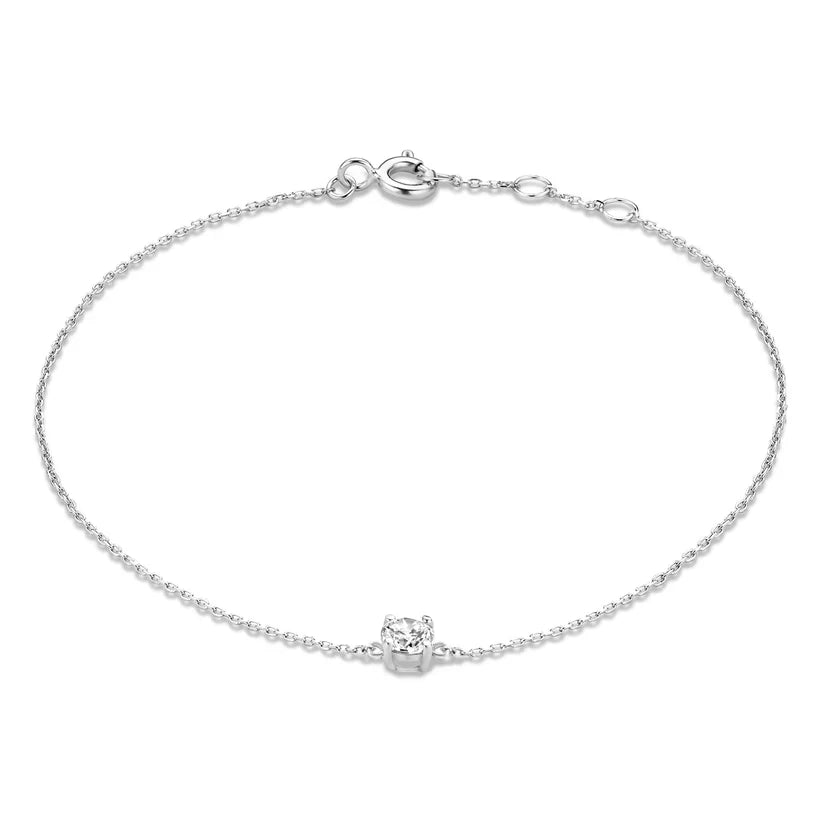 Elegant White Gold Bracelet with Refined Details