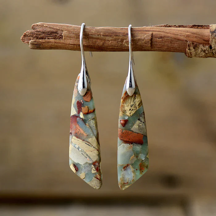 Elegant Natural Stone Earrings