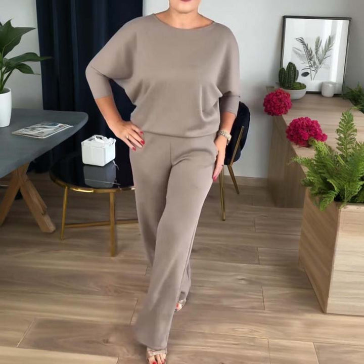 3-piece comfort set: cardigan, top and trousers