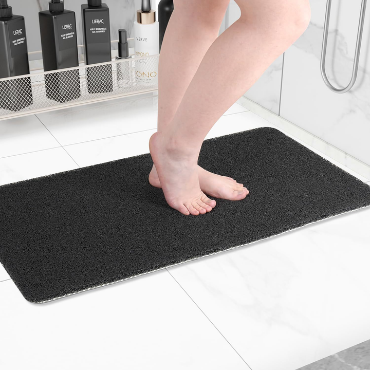 Anti-Slip Shower Mat Quick-Drain Bathroom Floor Mat