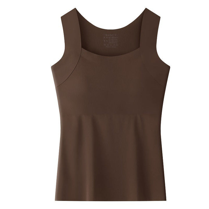 Women's Tank Top with Built-In Bra - Soft and Comfortable Basic