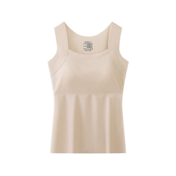 Women's Tank Top with Built-In Bra - Soft and Comfortable Basic