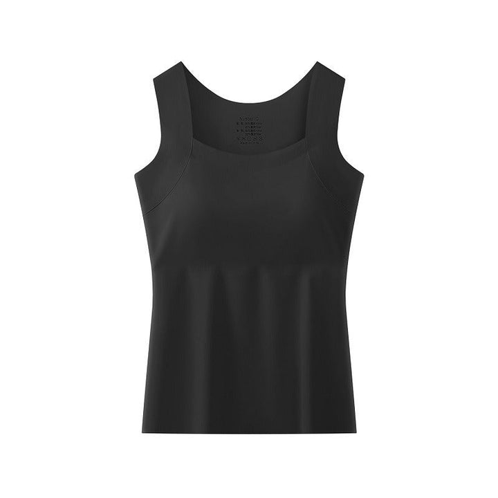 Women's Tank Top with Built-In Bra - Soft and Comfortable Basic