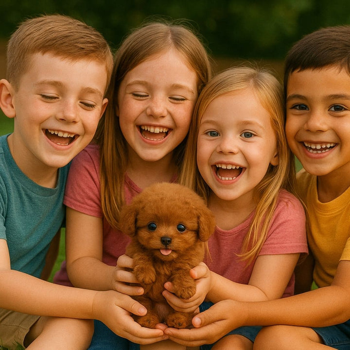 Interactive Realistic Plush Puppy Dog Toy with Moving Sounds and Soft Curly Fur Robot