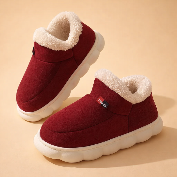 Women's Winter Slippers with Warm Lining and Non-Slip Sole