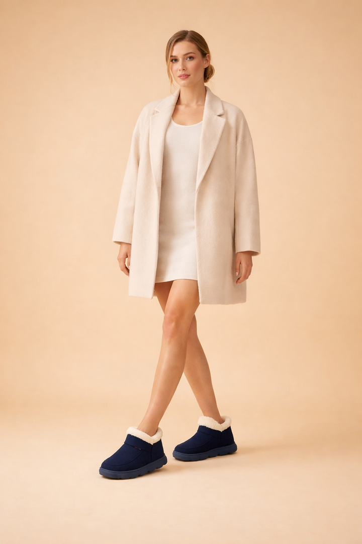 Women's Winter Slippers with Warm Lining and Non-Slip Sole