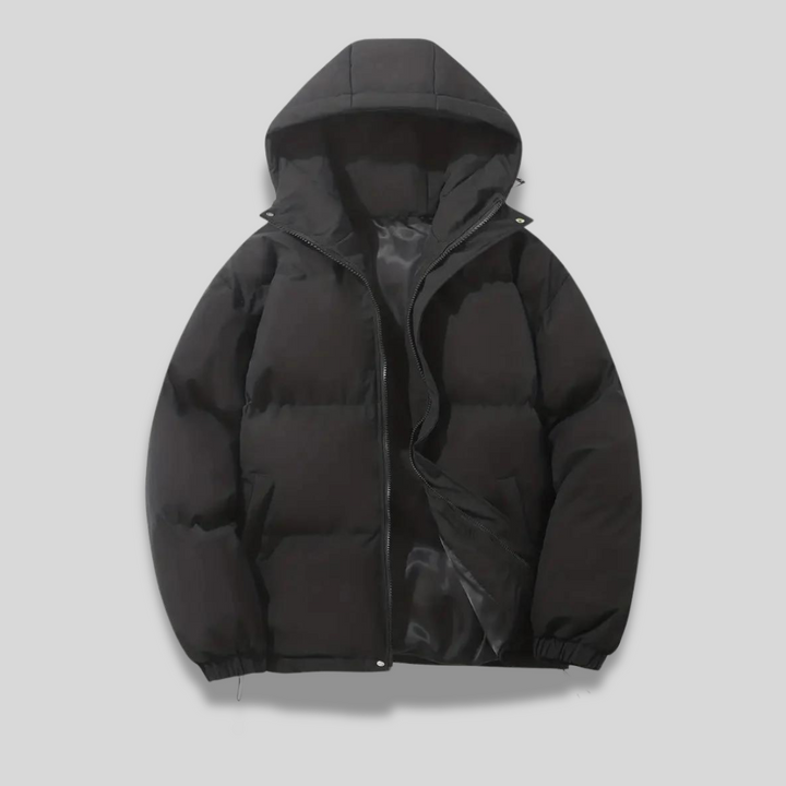 Women's Quilted Winter Coat with Hood