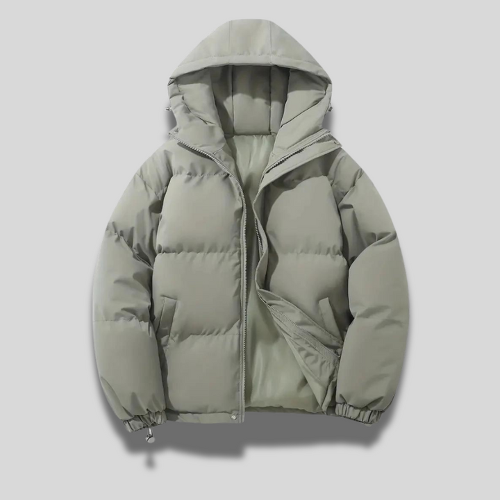 Women's Quilted Winter Coat with Hood