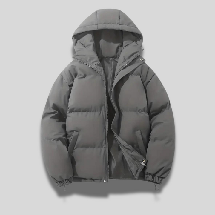 Women's Quilted Winter Coat with Hood
