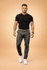 Men's Slim Fit Trousers with Tailored Waist - Smart Casual