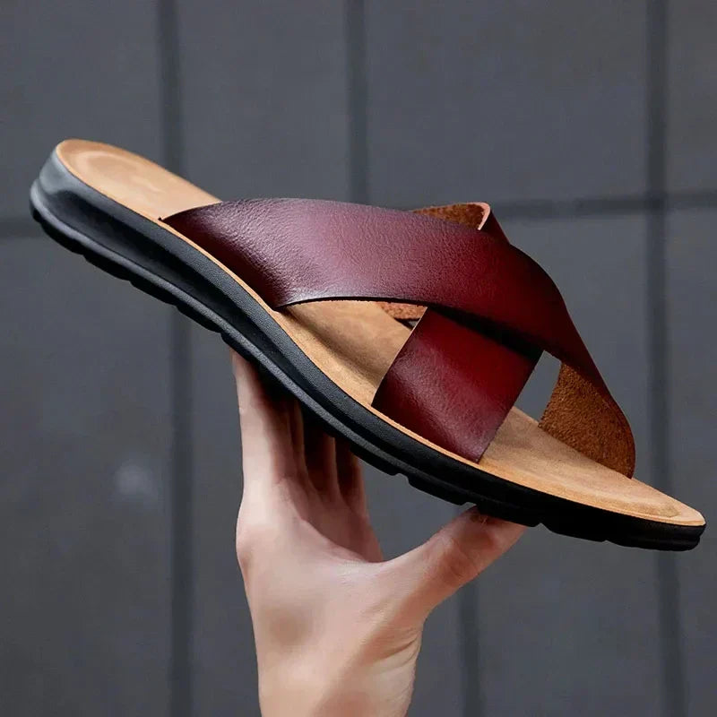 Italian men's mules