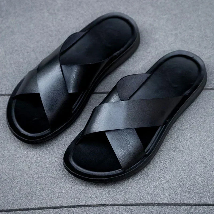 Italian men's mules